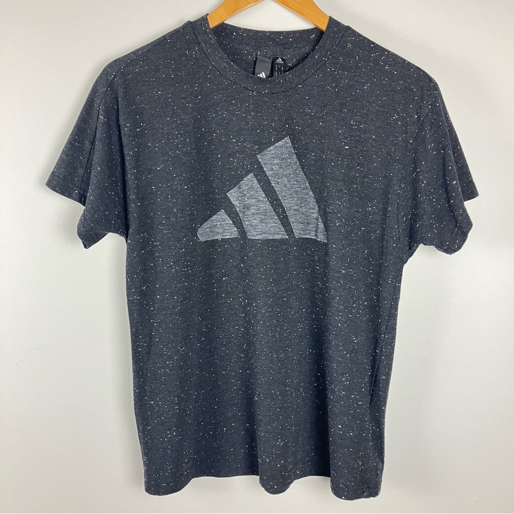 Adidas Future Icons Winners 3.0 Tee W’s Medium Speckled Black Melange Athletic